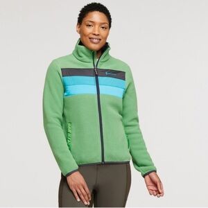 Cotopaxi Green Fleece with Black Lining